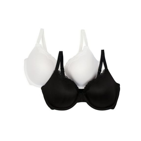 Women's T-Shirt Bra, Style FT487, 2-Pack