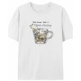 thumbnail image 1 of Women's T-Shirt Drink Whiskey Ice Cubes Short Sleeve Casual Tee Classic Crew Neck T Shirt for Women White, M, 1 of 7