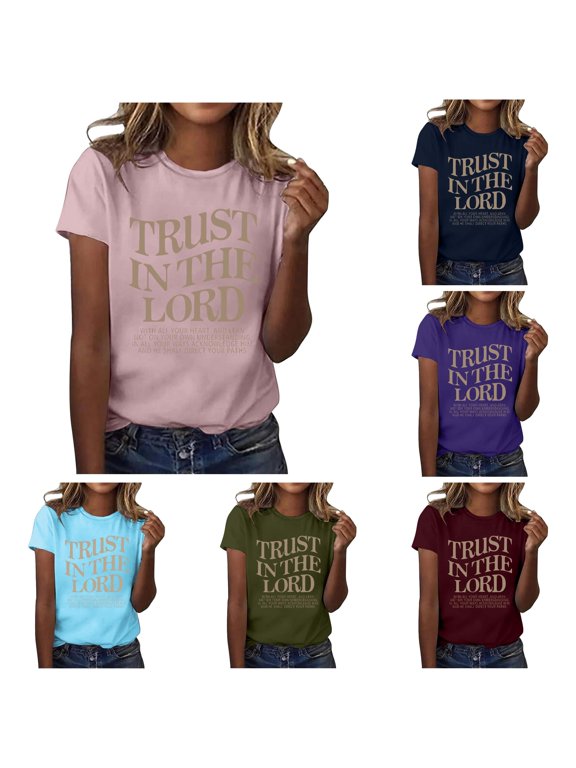 Women's T-Shirt Graphic Crew Neck Short Sleeve Tee Cottagecore Casual Top