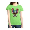 thumbnail image 1 of Women's T-Shirt Short Sleeve - American Flag 4th of July, 1 of 5