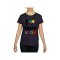 thumbnail image 1 of Women's T-Shirt Short Sleeve - Autism Awareness, 1 of 5