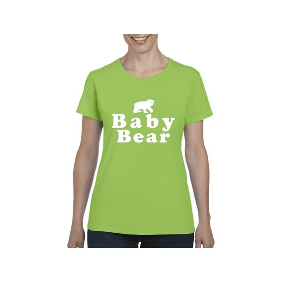 Women's T-Shirt Short Sleeve - Baby Bear