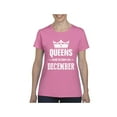 thumbnail image 1 of Women's T-Shirt Short Sleeve - Birthday Gift Queens Are Born in December, 1 of 5