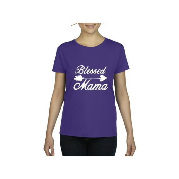 Women's T-Shirt Short Sleeve - Blessed Mama
