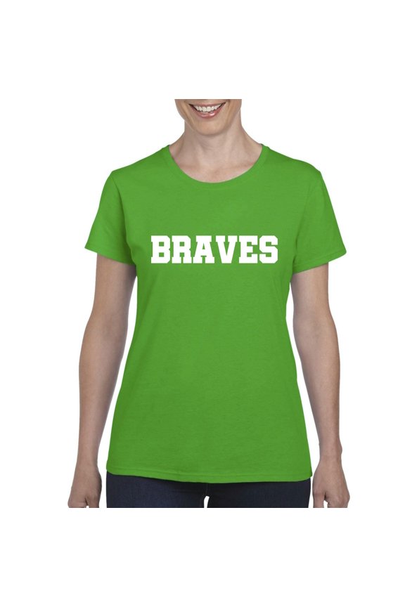Women's T-Shirt Short Sleeve - Braves