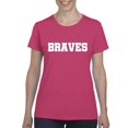 thumbnail image 1 of Women's T-Shirt Short Sleeve - Braves, 1 of 5