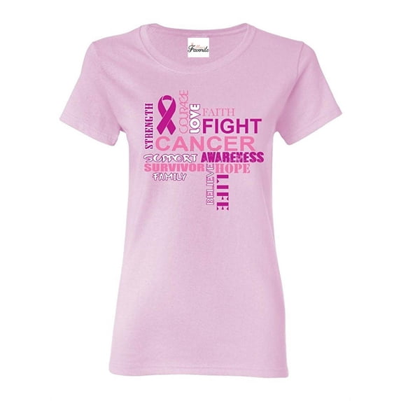 Women's T-Shirt Short Sleeve - Breast Cancer