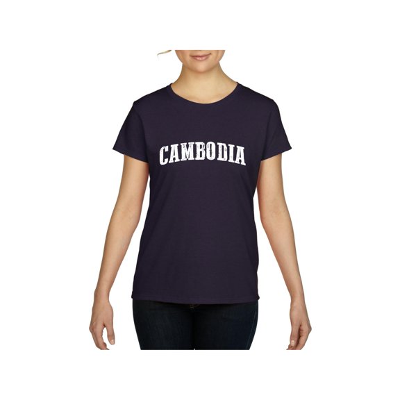 Women's T-Shirt Short Sleeve - Cambodia