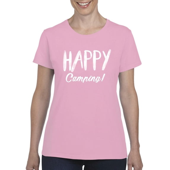 Women's T-Shirt Short Sleeve - Camping