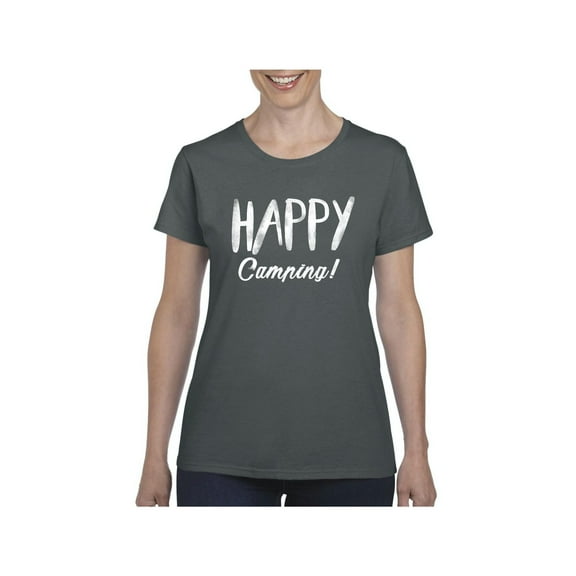Women's T-Shirt Short Sleeve - Camping