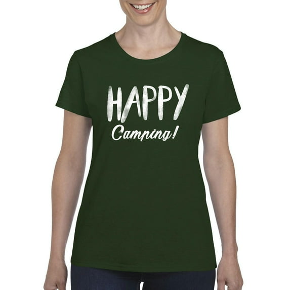 Women's T-Shirt Short Sleeve - Camping