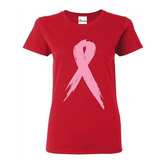 Women's T-Shirt Short Sleeve - Cancer Ribbon