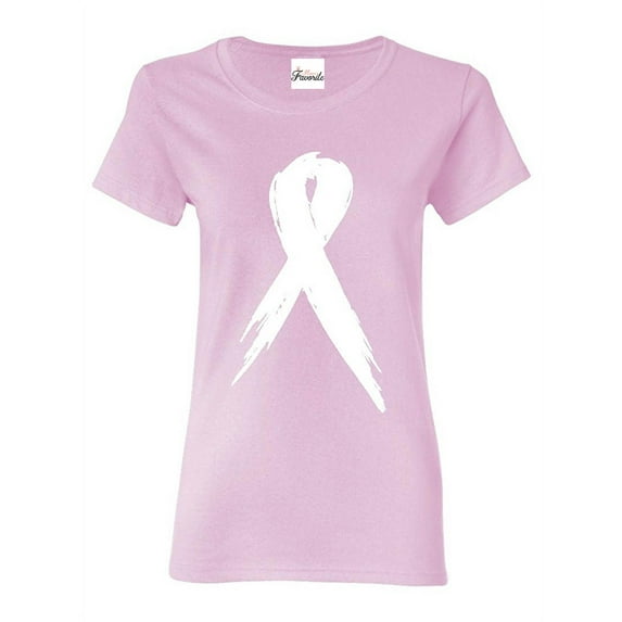 Women's T-Shirt Short Sleeve - Cancer Ribbon
