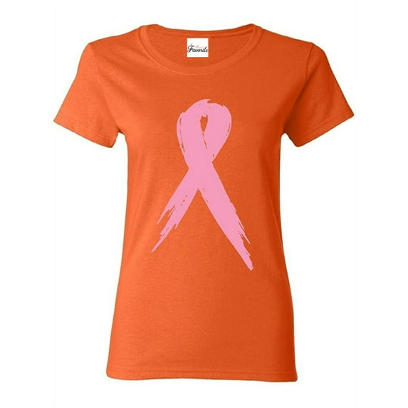Women's T-Shirt Short Sleeve - Cancer Ribbon