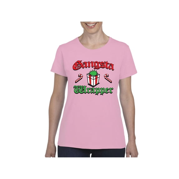 Women's T-Shirt Short Sleeve - Christmas Wrapper