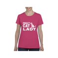 thumbnail image 1 of IWPF - Women's T-Shirt Short Sleeve - Crazy Cat Lady, 1 of 5