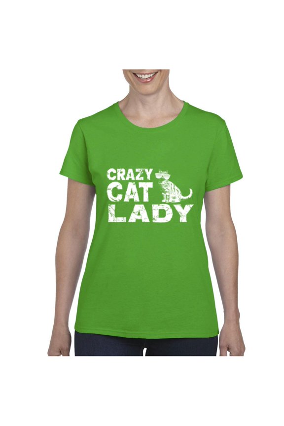IWPF - Women's T-Shirt Short Sleeve - Crazy Cat Lady