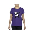 thumbnail image 1 of Women's T-Shirt Short Sleeve - Dancing Panda, 1 of 5
