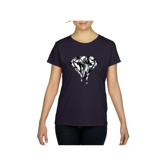 Women's T-Shirt Short Sleeve - Diamond
