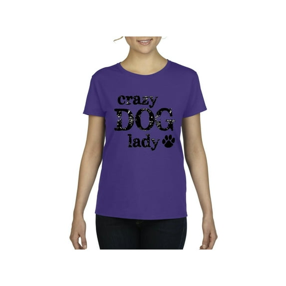 Women's T-Shirt Short Sleeve - Dog Lady
