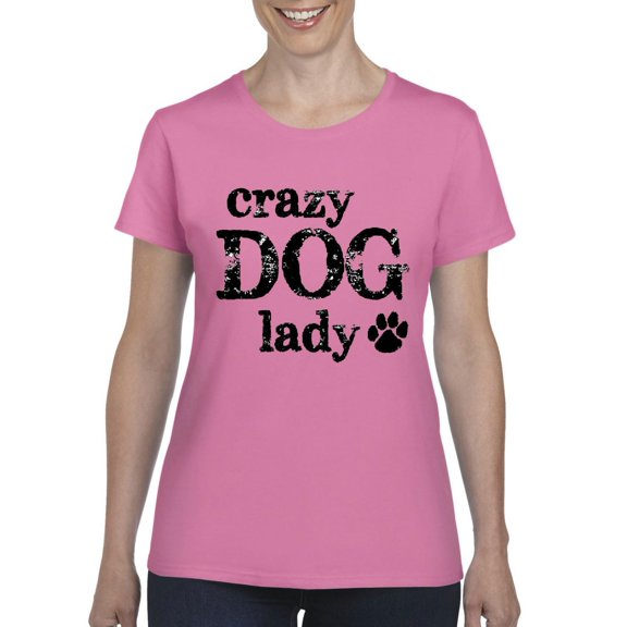 Women's T-Shirt Short Sleeve - Dog Lady