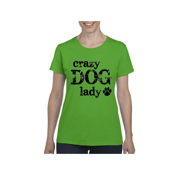 Women's T-Shirt Short Sleeve - Dog Lady