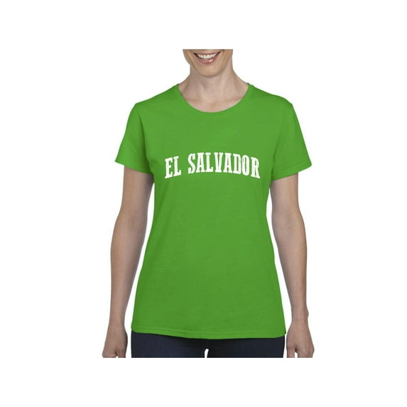 Women's T-Shirt Short Sleeve - El Salvador