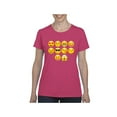 thumbnail image 1 of Women's T-Shirt Short Sleeve - Emoji Entourage, 1 of 5