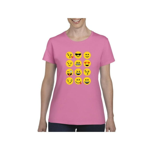 Women's T-Shirt Short Sleeve - Emoji Group