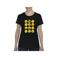 thumbnail image 1 of Women's T-Shirt Short Sleeve - Emoji Group, 1 of 5