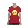 thumbnail image 1 of Women's T-Shirt Short Sleeve - Emoji Winky Face, 1 of 5