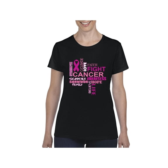 IWPF - Women's T-Shirt Short Sleeve - Fight Breast Cancer
