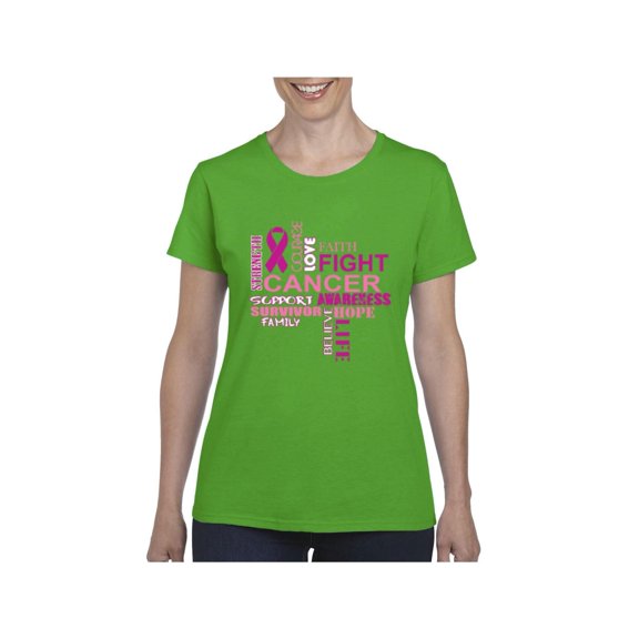 IWPF - Women's T-Shirt Short Sleeve - Fight Breast Cancer