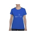 thumbnail image 1 of Women's T-Shirt Short Sleeve - Golfer Heartbeat, 1 of 5