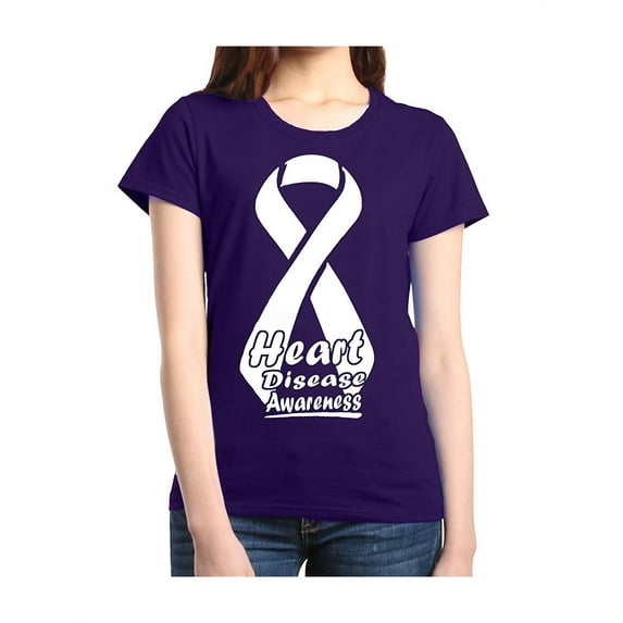 Women's T-Shirt Short Sleeve - Heart Disease Awareness