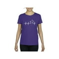 thumbnail image 1 of Women's T-Shirt Short Sleeve - Heartbeat Horses, 1 of 5
