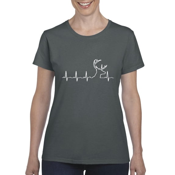 IWPF - Women's T-Shirt Short Sleeve - Heartbeat Hunting