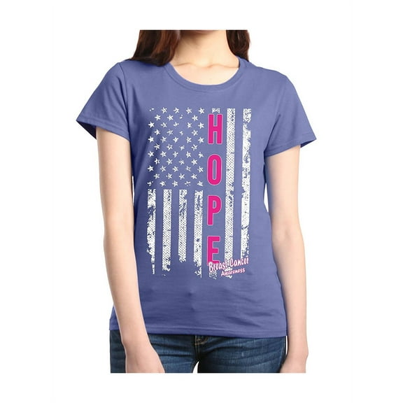 Women's T-Shirt Short Sleeve - Hope American Flag