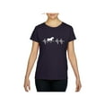 thumbnail image 1 of Women's T-Shirt Short Sleeve - Horse Riding Gift Horses, 1 of 5
