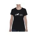 thumbnail image 1 of Women's T-Shirt Short Sleeve - Horse Riding Gift Horses, 1 of 5