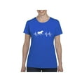 thumbnail image 1 of Women's T-Shirt Short Sleeve - Horse Riding Gift Horses, 1 of 5