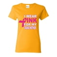thumbnail image 1 of Women's T-Shirt Short Sleeve - I Wear Pink For My Grandma, 1 of 5