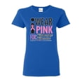 thumbnail image 1 of Women's T-Shirt Short Sleeve - I Wear Pink for Someone Special, 1 of 5
