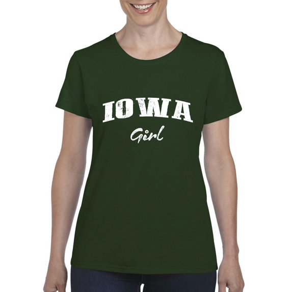 Women's T-Shirt Short Sleeve - Iowa Girl