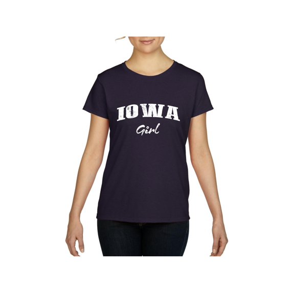 Women's T-Shirt Short Sleeve - Iowa Girl