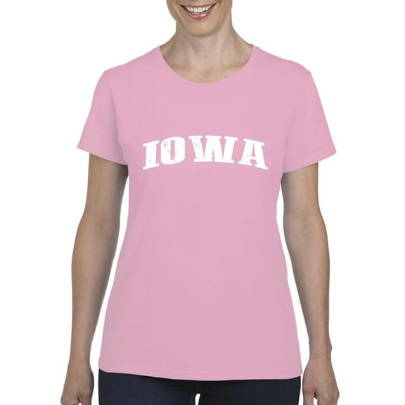 Women's T-Shirt Short Sleeve - Iowa