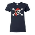 thumbnail image 1 of Women's T-Shirt Short Sleeve - Jolly Roger Skull & Crossbones, 1 of 5