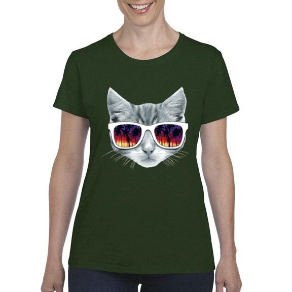 Women's T-Shirt Short Sleeve - Kitty