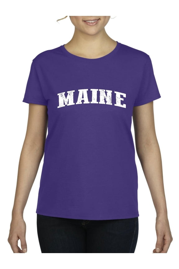 Women's T-Shirt Short Sleeve - Maine