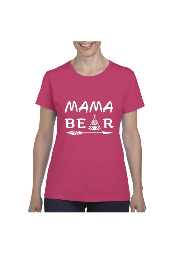 Women's T-Shirt Short Sleeve - Mama Bear